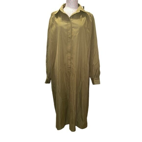 Frankie Shop Green Trench Coat Size 2X‎